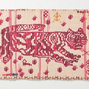 NWT Anthropologie Flatwoven Tiger Rug
